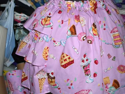 Nick & Nora Sweets Print Bustle Back Skirt, $70 USDinquire about shipping cost